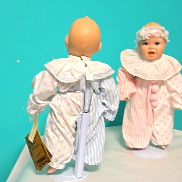 Vintage Seymour Mann Happy  Baby Boy Girl Lifelike Porcelain Doll Lot - Picture 5 of 12